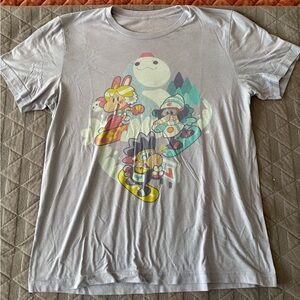 Gray Graphic Short Sleeve Tee - Snowboard Kids Fangamer